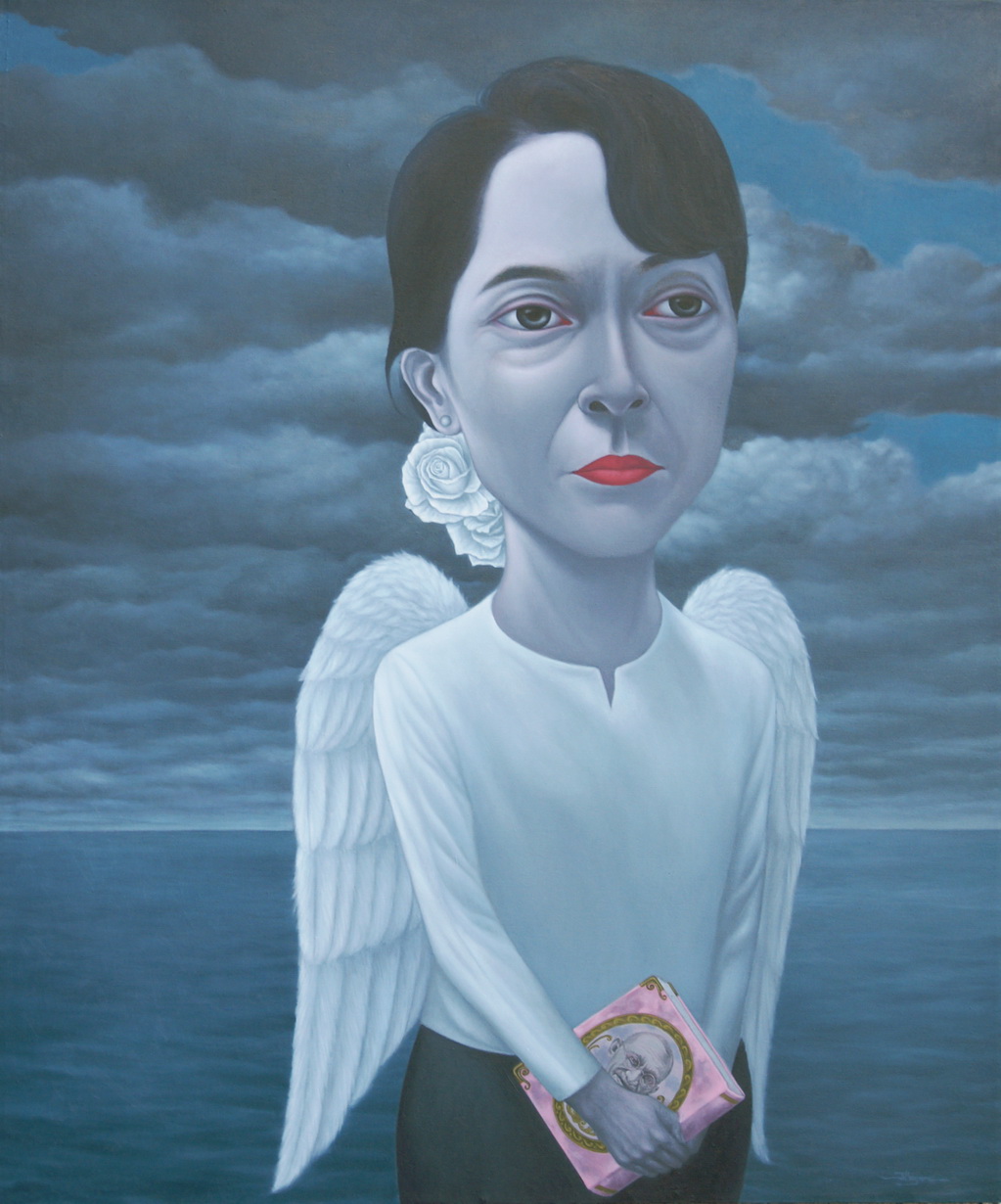 The Lady. Oil on canvas. Size 100x150cm.
